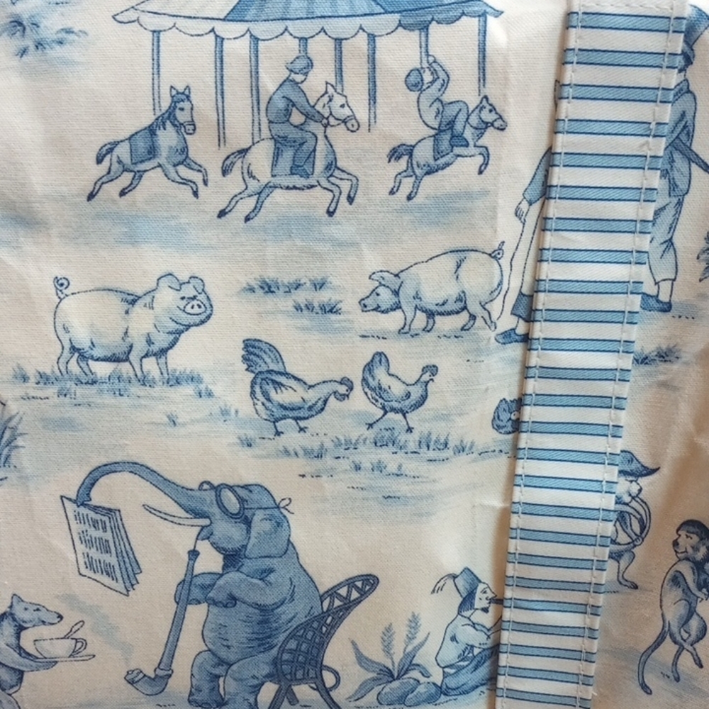 Vintage Circus Style Baby Bag/ Beach Bag - Picture 8 of 8
